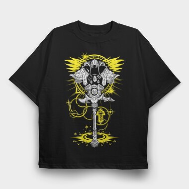 Warcraft 7, Tricou Oversize Barbati (Unisex)