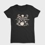 octopus playing drums, Tricou Femei