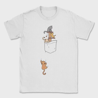 Pocket Cats, Tricou Barbati (Unisex)