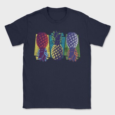 Pop Art Pineapple, Tricou Barbati (Unisex)