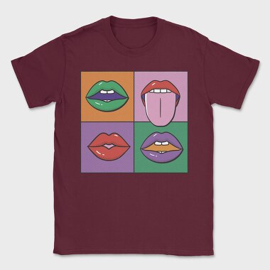 Pop Lips, Tricou Barbati (Unisex)