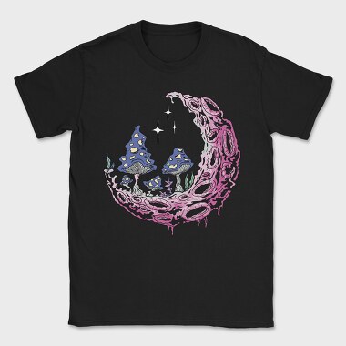 Psychedelic Moon, Tricou Barbati (Unisex)