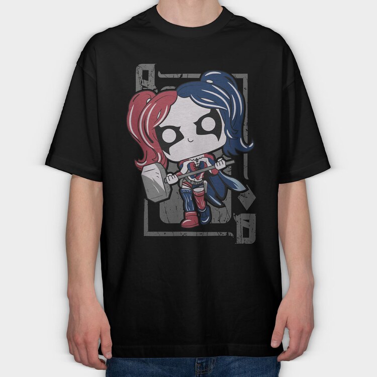 Women s DC Funko, Tricou Oversize Barbati (Unisex)