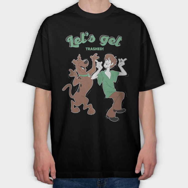 Scooby Doo, Tricou Oversize Barbati (Unisex)