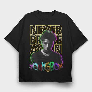 Young Boy, Tricou Oversize Barbati (Unisex)