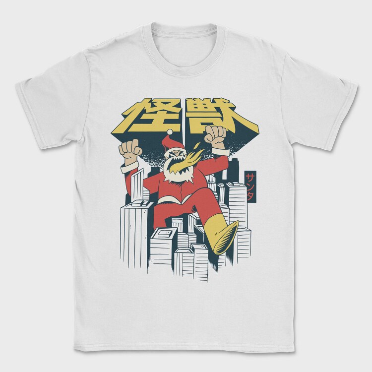 Santa Attack, Tricou Barbati (Unisex)