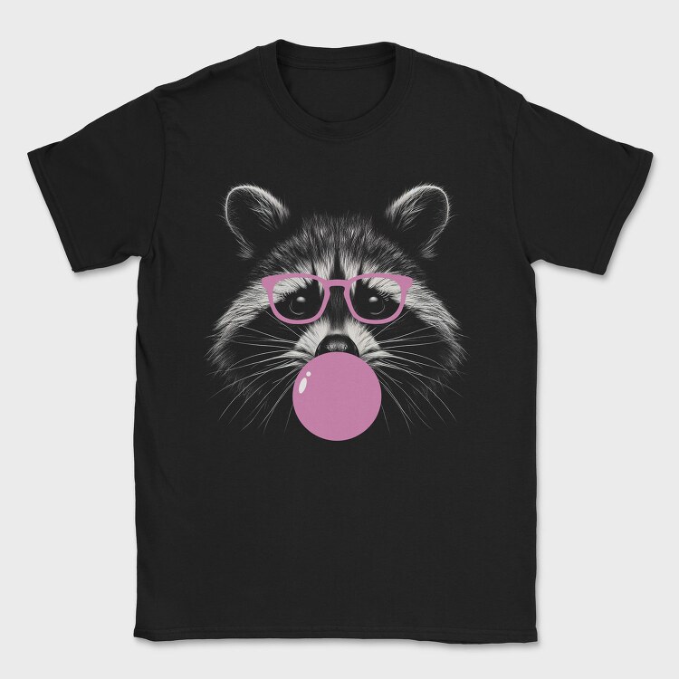 racoon bubblegum, Tricou Barbati (Unisex)