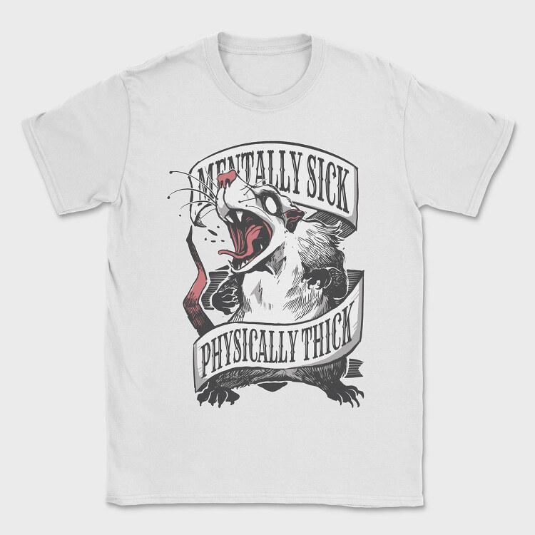 Possum Crazy, Tricou Barbati (Unisex)