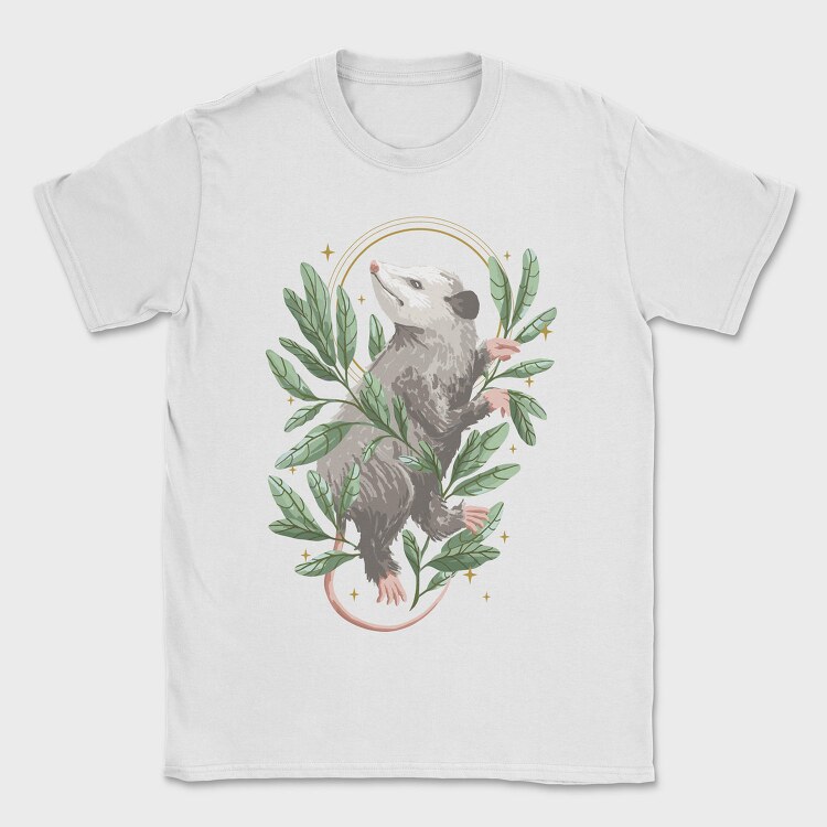 Opossum Mystical, Tricou Barbati (Unisex)