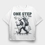 One Step, Tricou Oversize Barbati (Unisex)