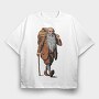 Old Man, Tricou Oversize Barbati (Unisex)