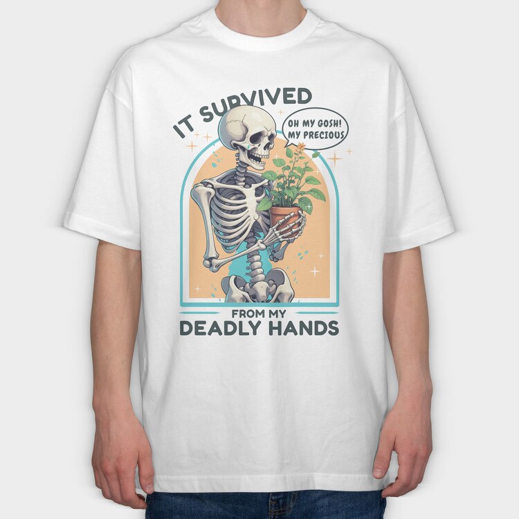 It Survived, Tricou Oversize Barbati (Unisex)