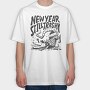 New Year Opossum, Tricou Oversize Barbati (Unisex)