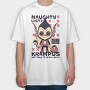 Naughty List, Tricou Oversize Barbati (Unisex)