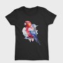 Magnificent Rosella Watercolor, Tricou Femei