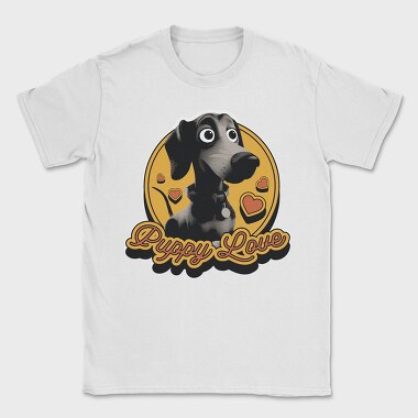 Puppy Love Retro, Tricou Barbati (Unisex)