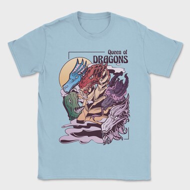 Queen of Dragons, Tricou Barbati (Unisex)