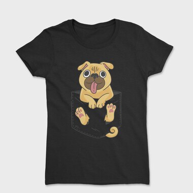Pug in Pocket, Tricou Femei