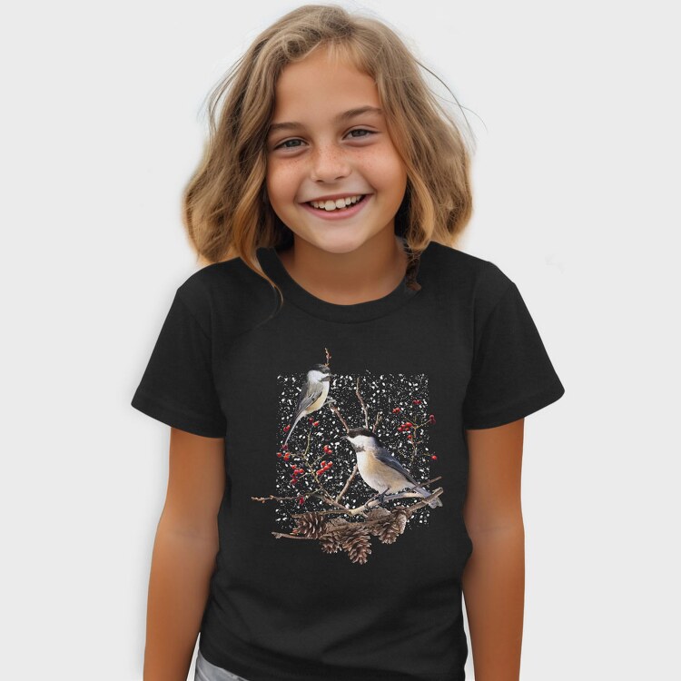 Chickadee Bird, Tricou Copii