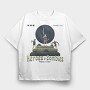 Heroes and Zombies Pixelart, Tricou Oversize Barbati (Unisex)