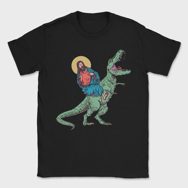 Jesus Trex, Tricou Barbati (Unisex)