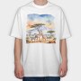 Mount Kilimanjaro, Tricou Oversize Barbati (Unisex)