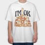 Cat Pile, Tricou Oversize Barbati (Unisex)