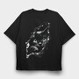 Cat Ripping, Tricou Oversize Barbati (Unisex)