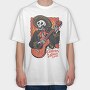 Mariachi Skeleton, Tricou Oversize Barbati (Unisex)
