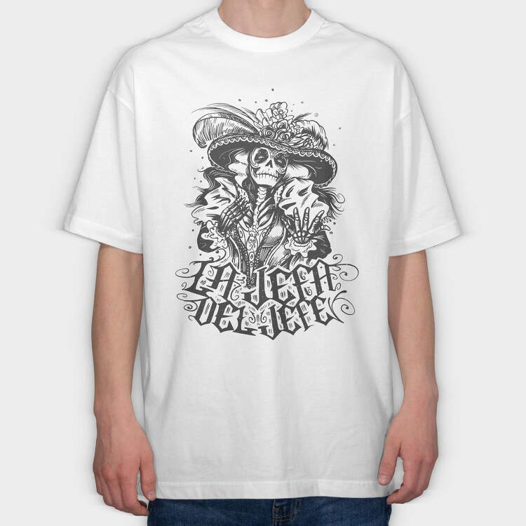 Jefa Skeleton, Tricou Oversize Barbati (Unisex)