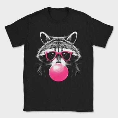 Raccoon Bubblegum, Tricou Barbati (Unisex)
