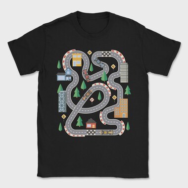 Race Track, Tricou Barbati (Unisex)