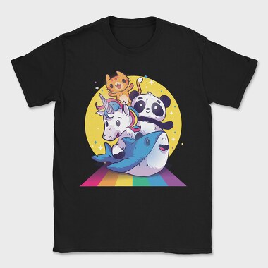 Rainbow Cute Animals, Tricou Barbati (Unisex)