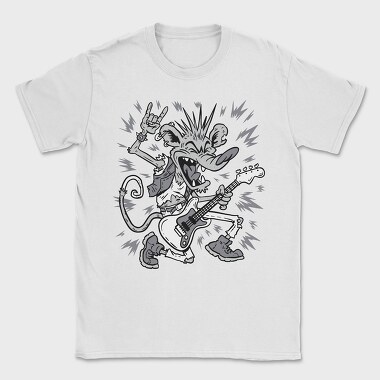 Rat Guitar Rock, Tricou Barbati (Unisex)