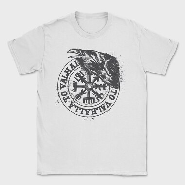 Raven Viking Black, Tricou Barbati (Unisex)