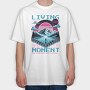 Hiking Vaporwave, Tricou Oversize Barbati (Unisex)