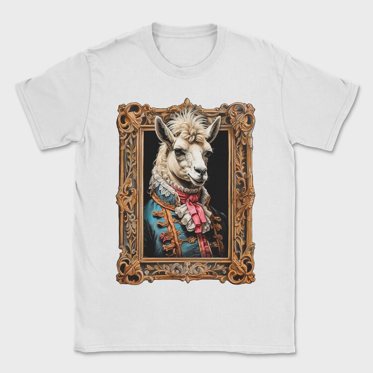 llama mozart, Tricou Barbati (Unisex)