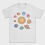 Kawaii Solar System, Tricou Barbati (Unisex)