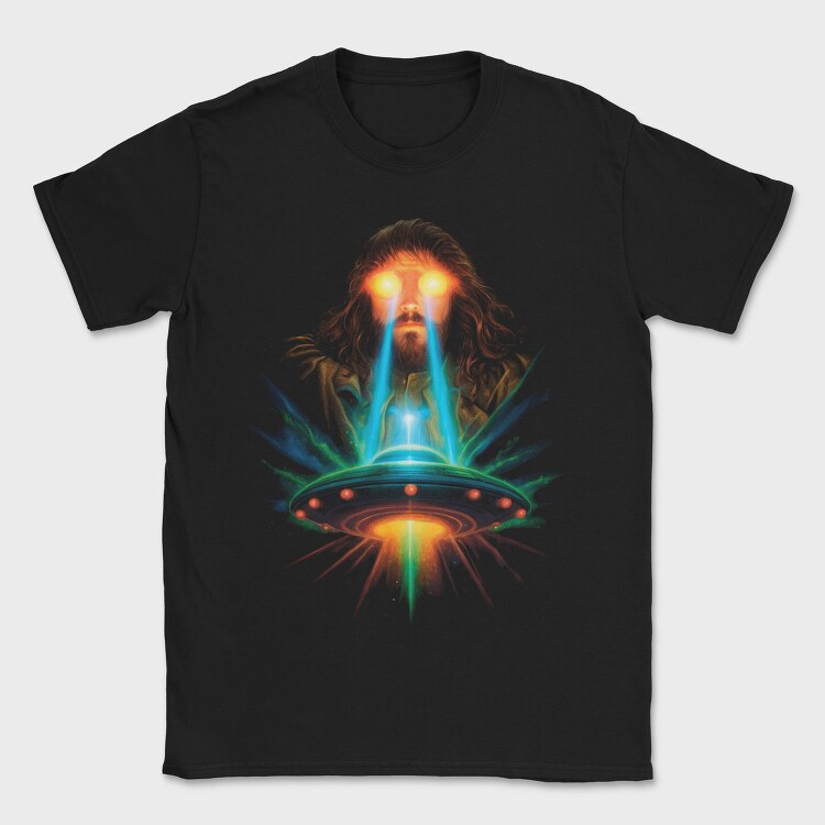 jesus and ufo, Tricou Barbati (Unisex)