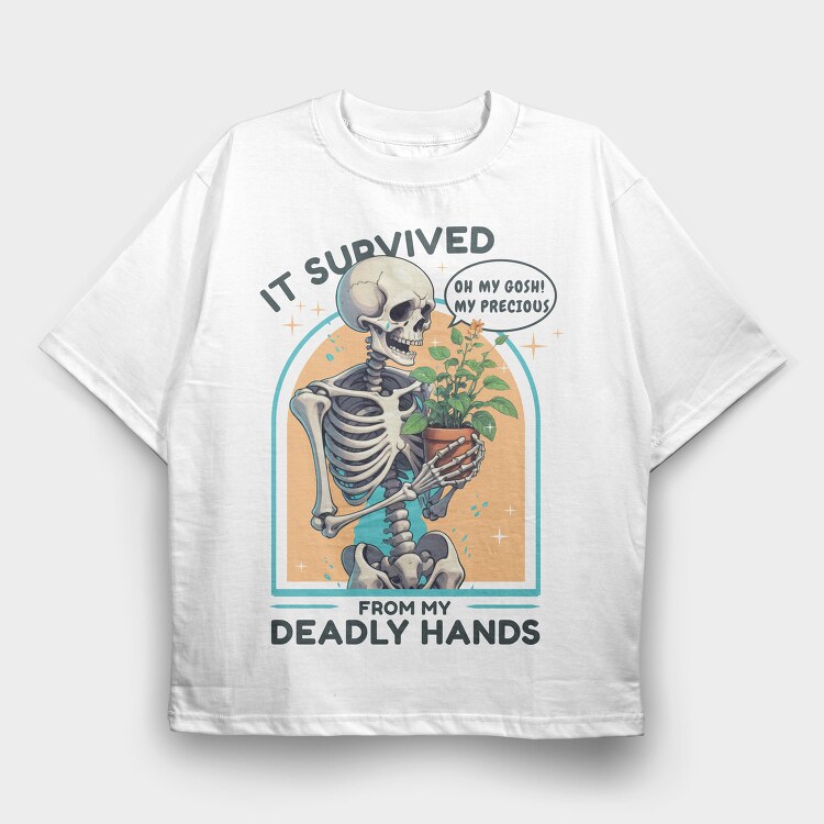It Survived, Tricou Oversize Barbati (Unisex)