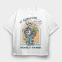 It Survived, Tricou Oversize Barbati (Unisex)