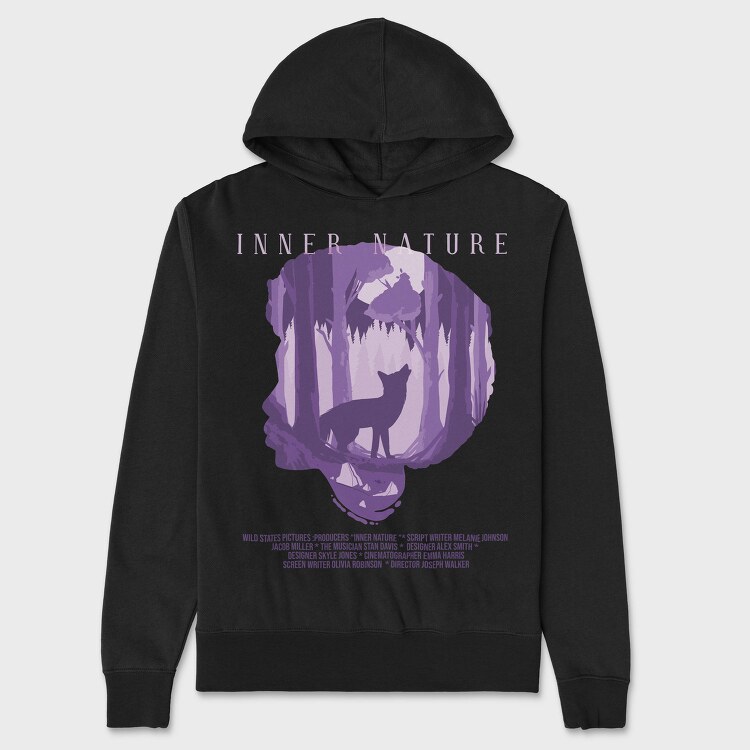Inner Nature, Hanorac Oversize Barbati (Unisex)