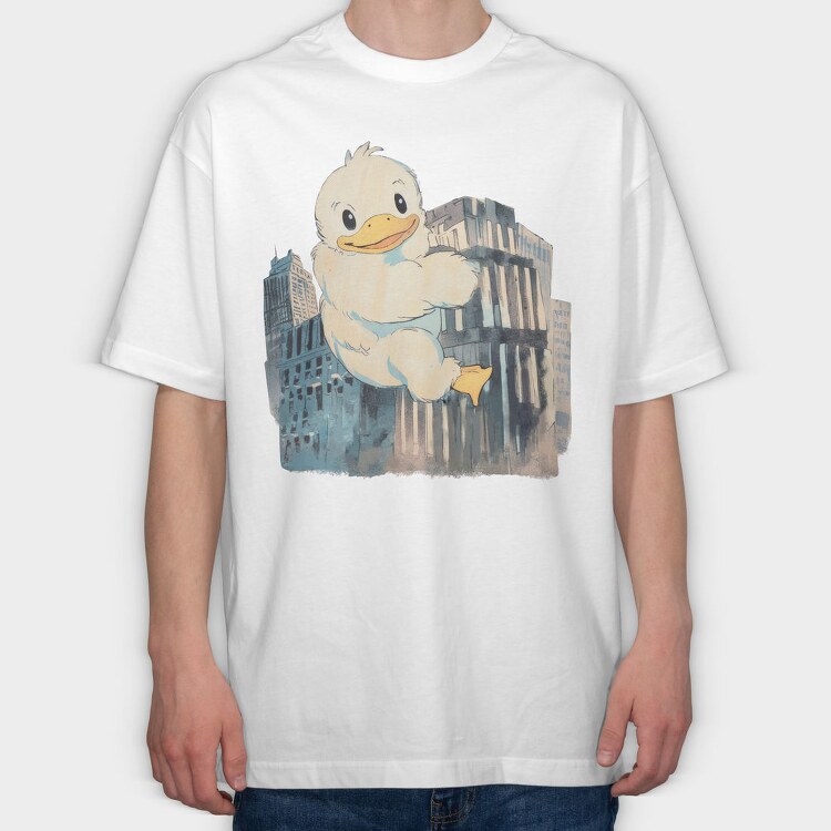 duck Building, Tricou Oversize Barbati (Unisex)