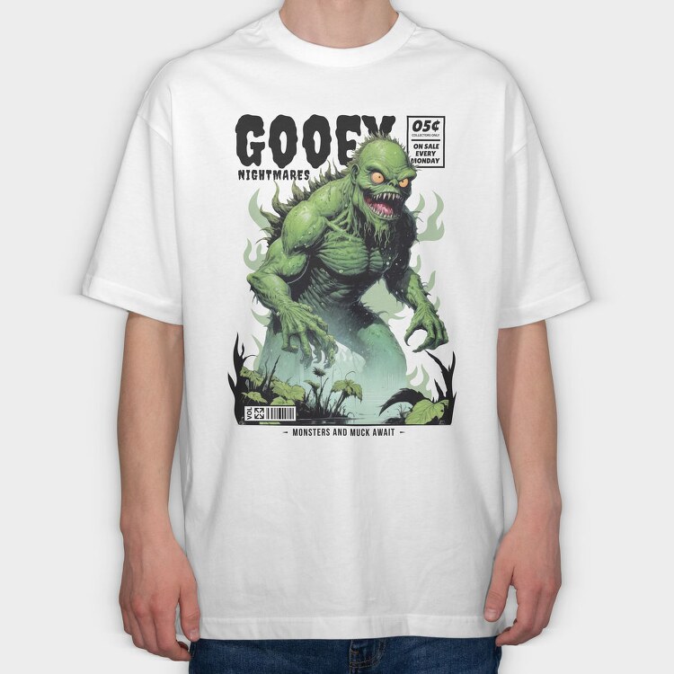 Gooey, Tricou Oversize Barbati (Unisex)