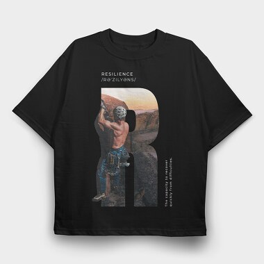 Resilience, Tricou Oversize Barbati (Unisex)