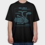 Tech Reel Diagram, Tricou Oversize Barbati (Unisex)