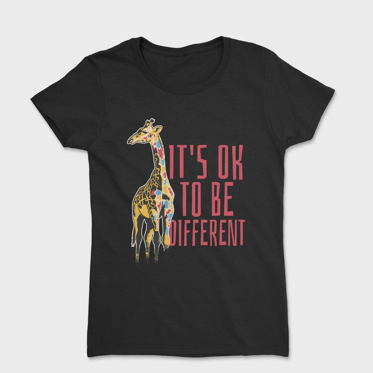 Giraffe Different, Tricou Femei