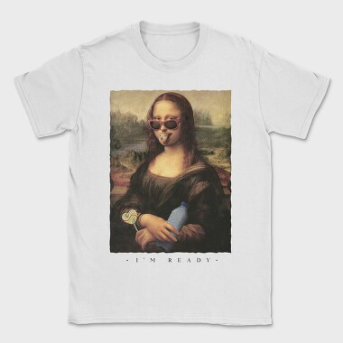 Ready Mona Lisa, Tricou Barbati (Unisex)