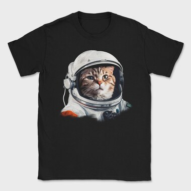 Realistic Astronaut Cat, Tricou Barbati (Unisex)