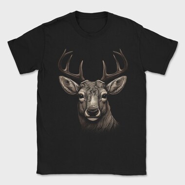 Realistic Deer, Tricou Barbati (Unisex)